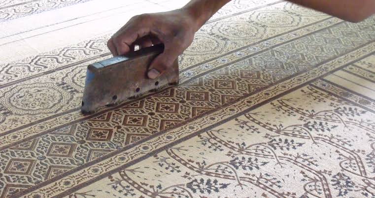 Examples of traditional Indian textile block printing styles