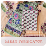 Bagru Hand Block Print Salwar Suit