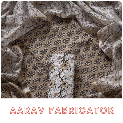 Bagru Hand Block Print Salwar Suit