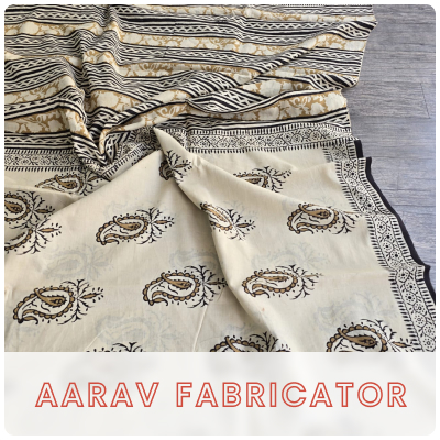 Bagru Hand Block Printed Saree