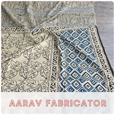 Bagru Hand Block Printed Saree