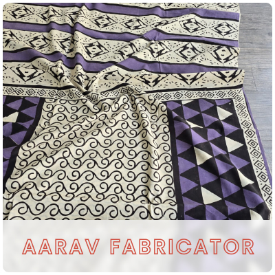 Bagru Hand Block Printed Saree