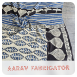 Bagru Hand Block Printed Saree