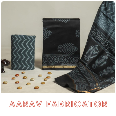 Hand Block Print Chanderi Salwar Suit