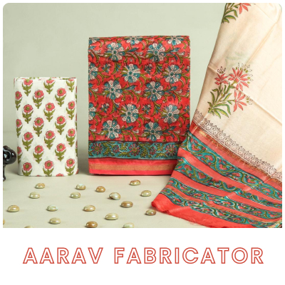 Hand Block Print Chanderi Salwar Suit