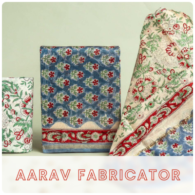 Hand Block Print Chanderi Salwar Suit