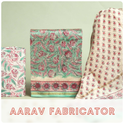 Hand Block Print Chanderi Salwar Suit