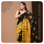 Chanderi Hand Block Printed Saree