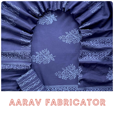 Dabu Indigo Print Suit Set
