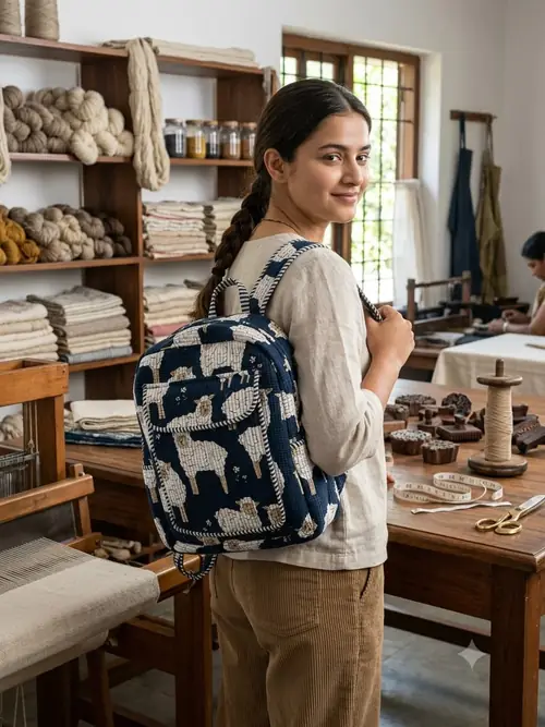 Quilted Backpack