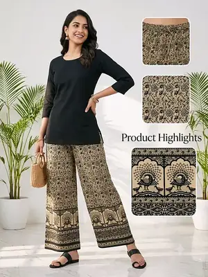 Palazzo Pants by Chhap by Atharv, Jaipur