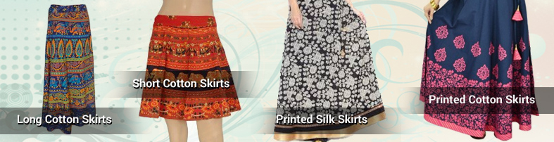 Cotton Silk Skirts